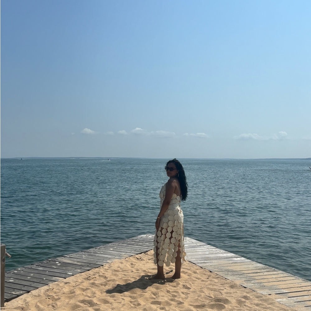 IBIZA DREAMIN TEXTURED MIDI DRESS - Picture 6 of 7
